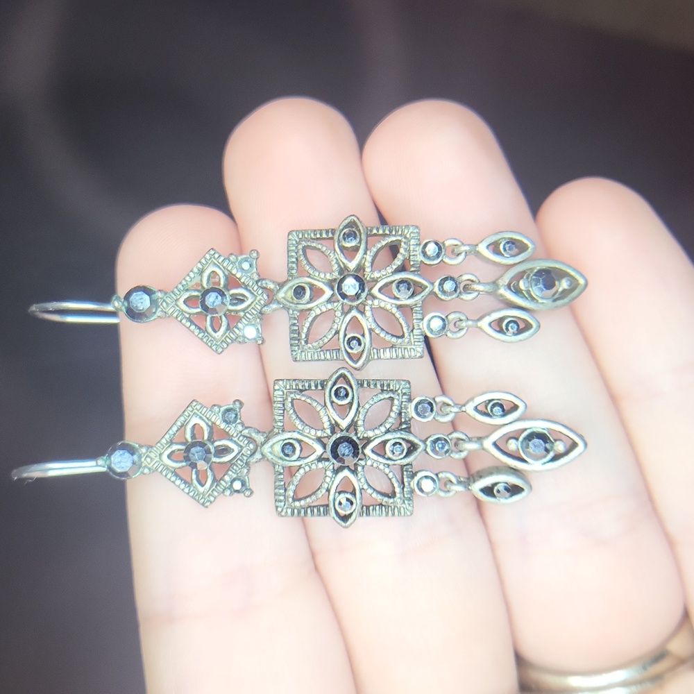 Vintage Chandelier Dangling Earrings